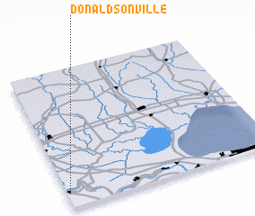 3d view of Donaldsonville