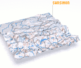 3d view of San Simón