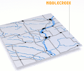 3d view of Middle Creek