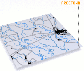 3d view of Freetown