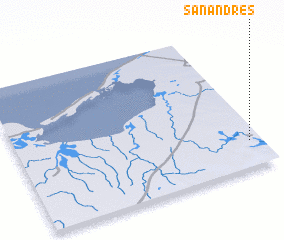 3d view of San Andrés