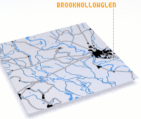 3d view of Brookhollow Glen