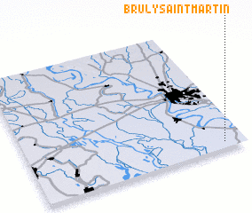 3d view of Bruly Saint Martin