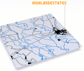 3d view of Highland Estates