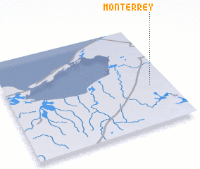 3d view of Monterrey