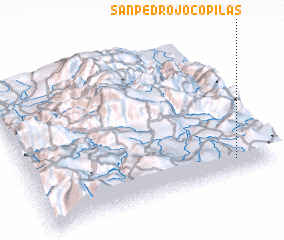 3d view of San Pedro Jocopilas