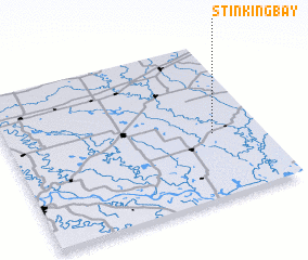 3d view of Stinking Bay