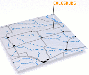 3d view of Colesburg