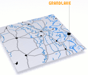 3d view of Grand Lake