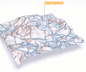 3d view of San Ramón