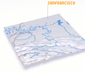 3d view of San Francisco