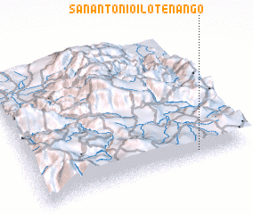 3d view of San Antonio Ilotenango