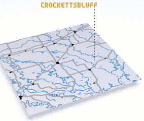 3d view of Crocketts Bluff