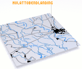 3d view of Mulatto Bend Landing