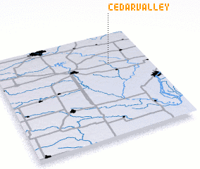 3d view of Cedar Valley