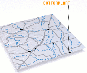 3d view of Cotton Plant