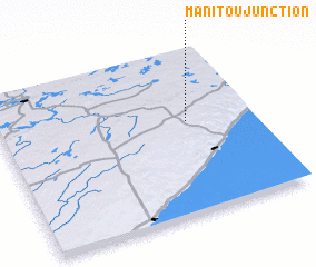 3d view of Manitou Junction