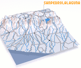 3d view of San Pedro La Laguna