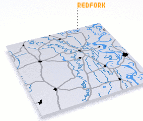 3d view of Red Fork