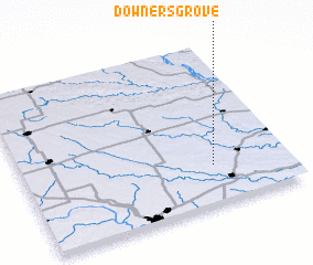 3d view of Downers Grove