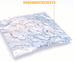 3d view of Nuevo Montecristo