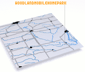 3d view of Woodland Mobile Home Park