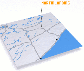 3d view of Martin Landing