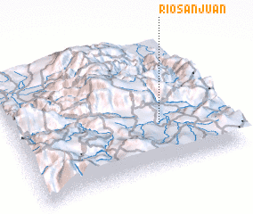 3d view of Río San Juan