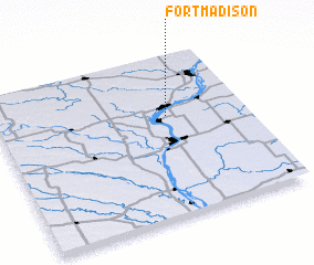 3d view of Fort Madison