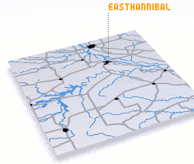 3d view of East Hannibal