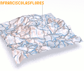 3d view of San Francisco Las Flores