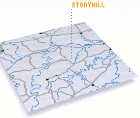 3d view of Stony Hill