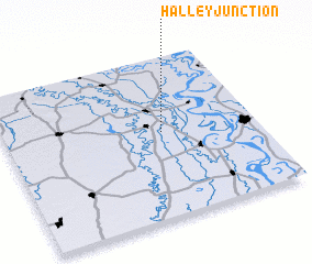 3d view of Halley Junction