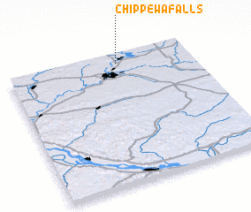 3d view of Chippewa Falls