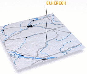3d view of Elk Creek