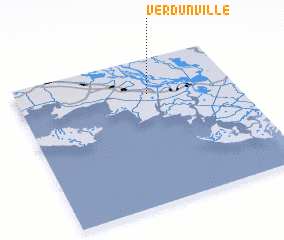 3d view of Verdunville