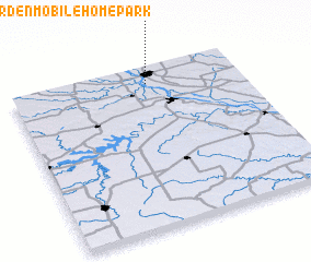 3d view of Palm Garden Mobile Home Park