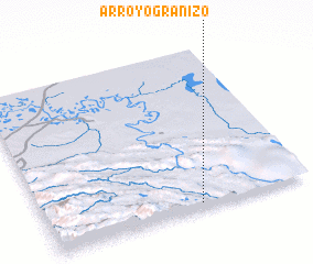 3d view of Arroyo Granizo