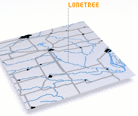 3d view of Lone Tree