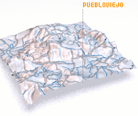 3d view of Pueblo Viejo