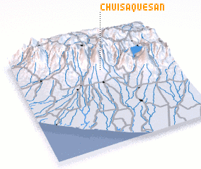 3d view of Chuisaquesán