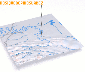 3d view of Tenosique de Pino Suárez