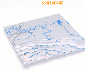 3d view of Santa Cruz