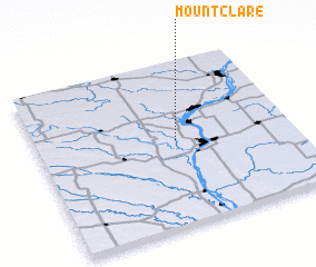 3d view of Mount Clare