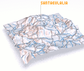 3d view of Santa Eulalia