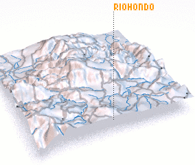 3d view of Río Hondo