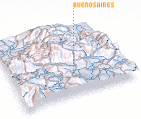 3d view of Buenos Aires