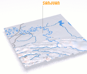 3d view of San Juan