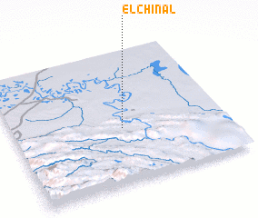 3d view of El Chinal