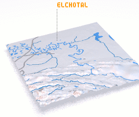 3d view of El Chotal